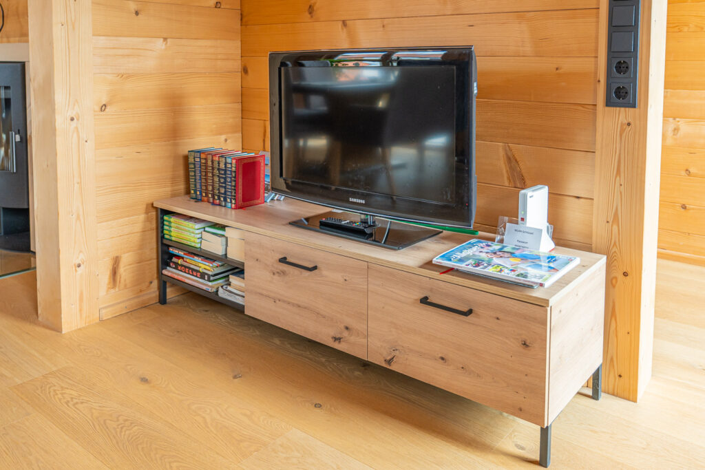 TV und WLAN Blockhaus Grünes Herz