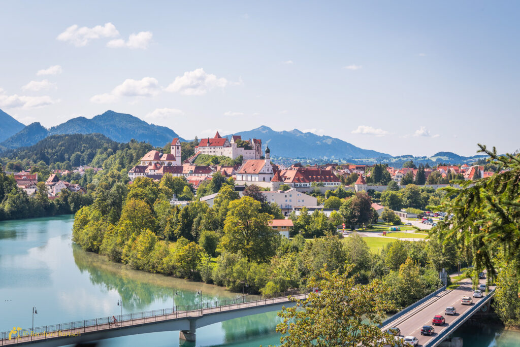 Füssener Altstadt mit Schloß