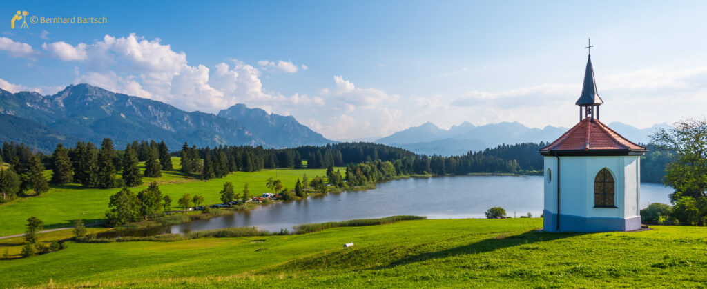 Hegratsrieder See Nähe Buching, Foto von Bernhard Bartsch
