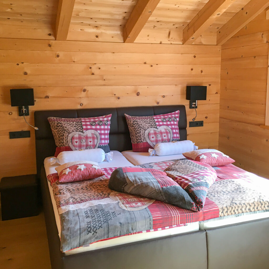 Schlafzimmer 2 im Blockhaus Grünes Herz